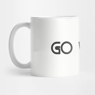 Go West, black Mug